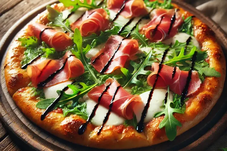 The Perfect Flatbread with Prosciutto and Mozzarella