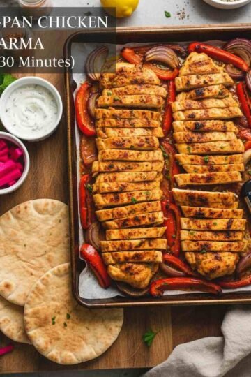 Sheet-Pan Chicken Shawarma